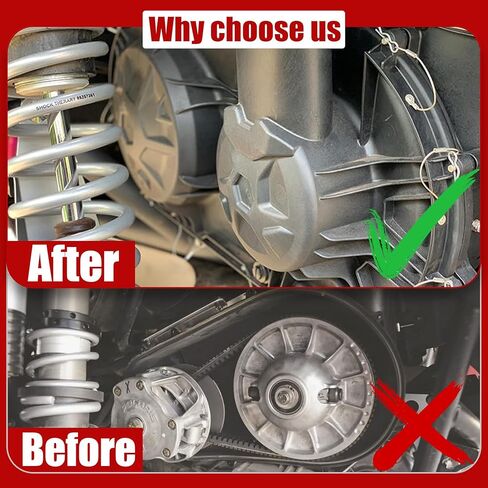 X3 Outer and Inner Clutch Housing Cover Clutch Drive Belt Inner Cover Shield Guard Replacement for 2017-2021 Can Am Maverick X3 Max Accessories Replacement for 420212505,720212508, 420212605 in Kuwait