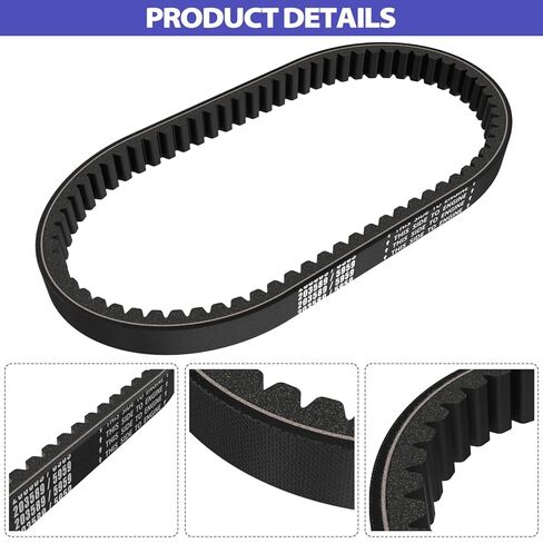 3pcs 203589/5959 Go Kart Drive Belt for 30 Series Go Kart Torque Converter Drive Belt Replaces Manco 5959 / Comet 203589/Coleman KT196/Murray 12-8487 (Pack of 3) in Kuwait