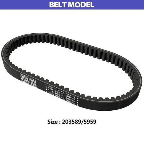 3pcs 203589/5959 Go Kart Drive Belt for 30 Series Go Kart Torque Converter Drive Belt Replaces Manco 5959 / Comet 203589/Coleman KT196/Murray 12-8487 (Pack of 3) in Kuwait