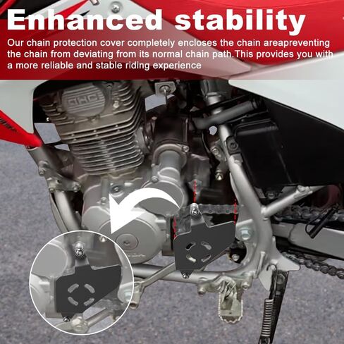 Xitomer Chain Guard متوافق مع CRF230F 2003-2019 سلسلة ضرس حامي الجبهة سلسلة الحرس حالة حماية مناسبة لأجزاء CRF 230F in Kuwait