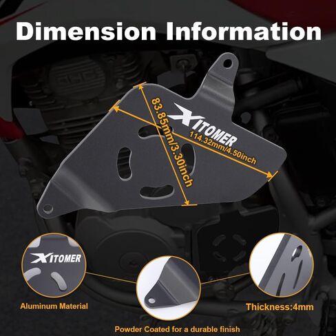 Xitomer Chain Guard متوافق مع CRF230F 2003-2019 سلسلة ضرس حامي الجبهة سلسلة الحرس حالة حماية مناسبة لأجزاء CRF 230F in Kuwait