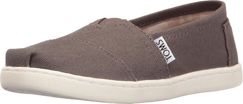 Toms Youth Unisex Classic Alpargata Sneaker, Grey, 2.5 in Kuwait