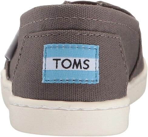 Toms Youth Unisex Classic Alpargata Sneaker, Grey, 2.5 in Kuwait