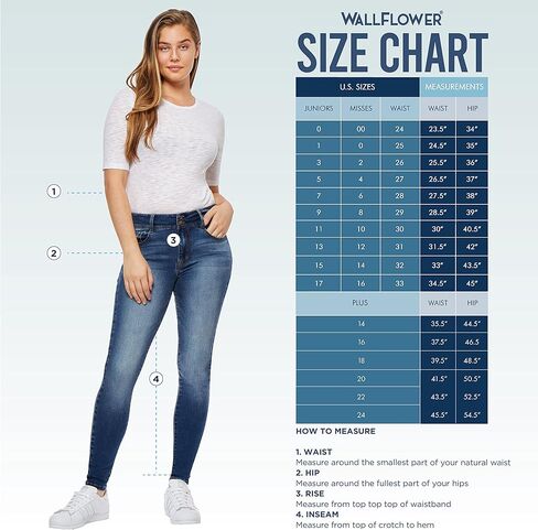 WallFlower Women's Irresistible Denim Jegging High-Rise Insta Soft Juniors Jeans (Standard and Plus) in Saudi Arabia