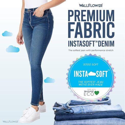 WallFlower Women's Irresistible Denim Jegging High-Rise Insta Soft Juniors Jeans (Standard and Plus) in Saudi Arabia