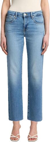 7 for All Mankind Women's Luxe Vintage Calie Straight Leg Ankle Jeans in Saudi Arabia