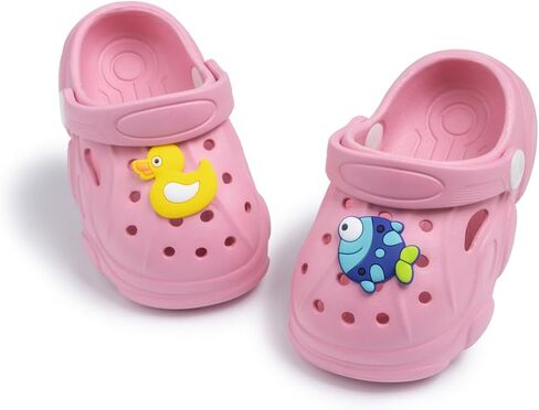 Casazoe طفل حديقة قباقيب أطفال بنين بنات خفيفة الوزن الانزلاق على أحذية المياه طفل الشاطئ حمام السباحة الصنادل الأطفال في الأماكن المغلقة في الهواء الطلق اللعب النعال الشرائح in Kuwait