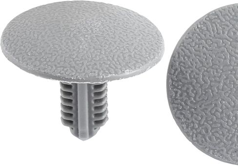 uxcell 30pcs 6mm Hole Dia Gray Car Auto Fairing Trim Plastic Screw Rivet Clips in Saudi Arabia