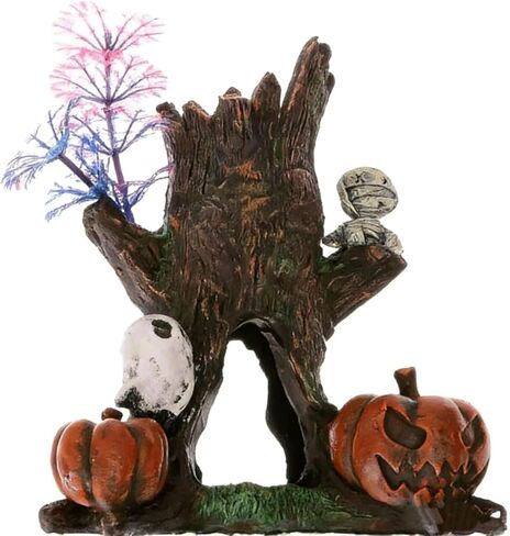 Cartoon Pumpkin House Set, 5 in 1 Resin Aquarium Decoration Simulated Ornament Hiding for Fish Shrimp in Saudi Arabia
