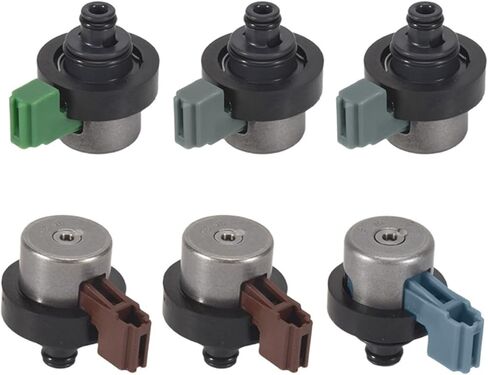 6PCS 4EAT Transmission Solenoids Kit Compatible For Subaru Forester 2.5 Outback 31939-AA191 31939AA150 31939AA190 in Saudi Arabia