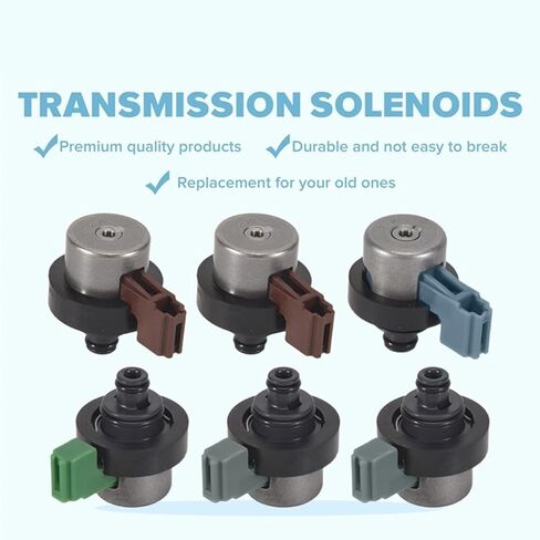 6PCS 4EAT Transmission Solenoids Kit Compatible For Subaru Forester 2.5 Outback 31939-AA191 31939AA150 31939AA190 in Saudi Arabia