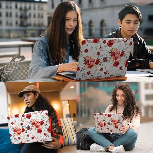 Hard Shell for MacBook Air 15 inch Case M4 M3 M2 2025 2024 2023 A2941 A3114 A3241,Sturdy Protective Laptop Case & Sleeve Bag & Keyboard Cover for Mac Air 15.3,Elegant Rose in Kuwait