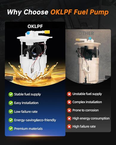 OKLPF Electric Fuel Pump Module Assembly E8755M Compatible With 2007 2008 2009 2010 2011 2012 2013 Nissan Altima L4 2.5L,2007-2013 Altima V6 3.5L,2009 2010 2011 2012 2013 2014 Nissan Maxima V6 3.5L in Saudi Arabia
