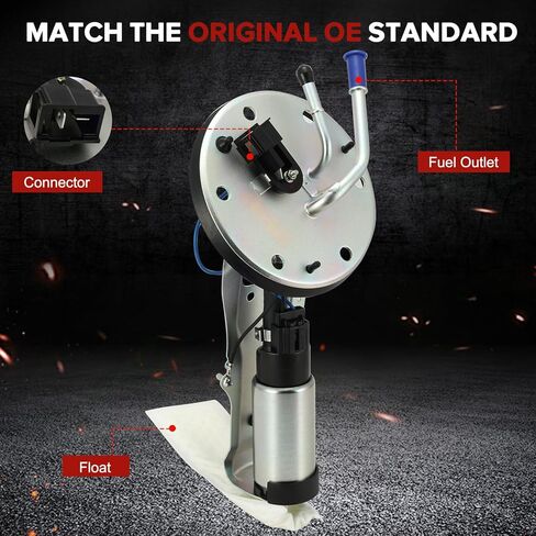 E8341H Electric Fuel Pump Module Assembly Compatible with Acura EL 1997-2000, Integra 1996-2001,Compatible with Honda Civic 1996-2000, 1.6L L4 1.8L L4 Replaces# 17040S02L01 17040S HP10204 HP10239 in Kuwait