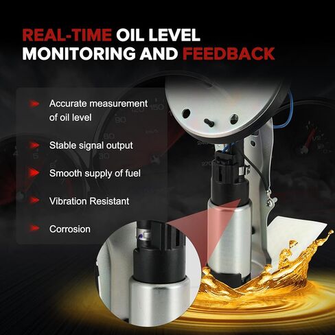 E8341H Electric Fuel Pump Module Assembly Compatible with Acura EL 1997-2000, Integra 1996-2001,Compatible with Honda Civic 1996-2000, 1.6L L4 1.8L L4 Replaces# 17040S02L01 17040S HP10204 HP10239 in Kuwait