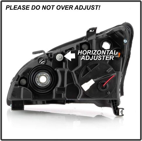 ACANII - For [Halogen Model] 2004-2009 Lexus RX330 RX350 RX400h Headlight Headlamp Assembly Pair Driver & Passenger Side in Saudi Arabia