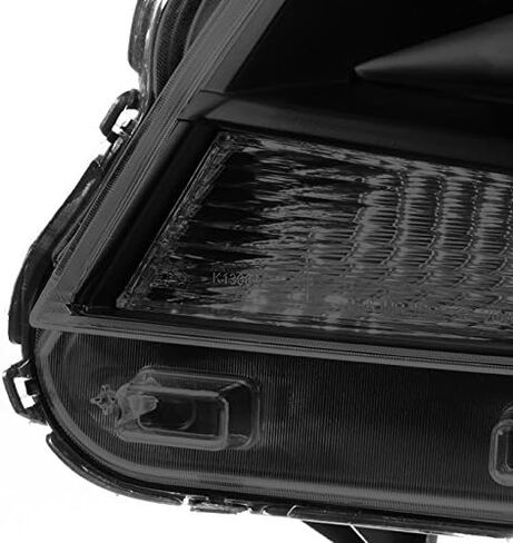 AKKON - For [Black Smoke] 2015-2022 Chevy Colorado Frost White LED DRL Dual Square Projector Headlights Set in Saudi Arabia