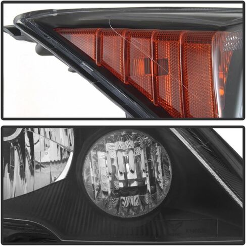 ACANII-For 2007 2008 2009 2010 2011 Honda CR-V CRV أسود الإسكان المصابيح الأمامية المصابيح الأمامية الجمعية سائق الركاب الجانب in Saudi Arabia