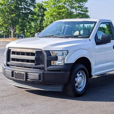 Headlight Assembly for 2015 2016 2017 Ford F150 with Chrome Housing Amber Reflector Driver and Passenger Side (Not compatible on models with LED or HID headlights) in Kuwait