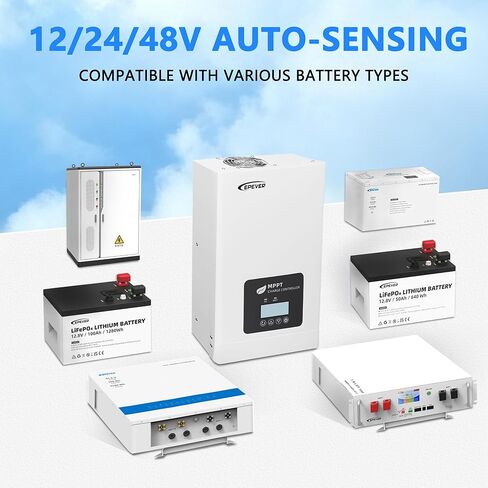 Epever 80A Mppt Solar Charge Controller Max PV 250V Input TEP Series 12v / 24v / 48v نظام البطارية يعمل مع بطاريات Lifepo4 in Saudi Arabia