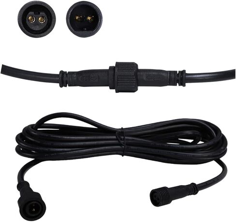 TINSUM Solar Extension Cable 5m16.4 Feet Extender Wires Cords Two Core with Plug Waterproof IP65 for Only for TIMSUM Lighting Solar Flood Street Lights in Saudi Arabia