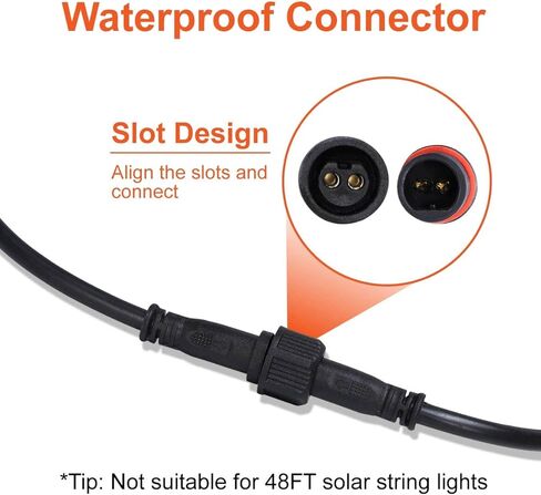 TINSUM Solar Extension Cable 5m16.4 Feet Extender Wires Cords Two Core with Plug Waterproof IP65 for Only for TIMSUM Lighting Solar Flood Street Lights in Saudi Arabia