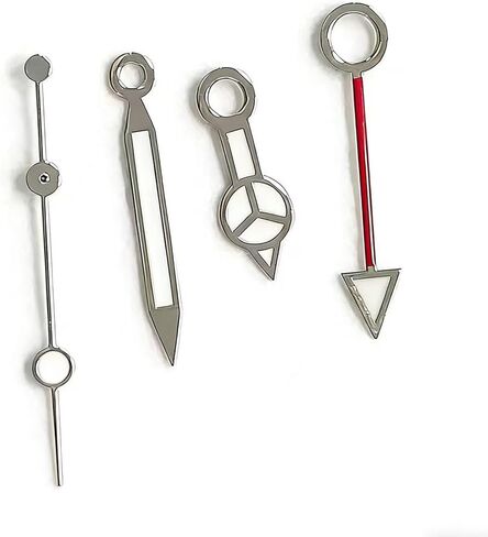 GMT Watch Hands, 4 Blue-Green Luminous Hands 13mm×12.5mm×12.5mm×8mm, Suitable for NH34 Movement in Kuwait