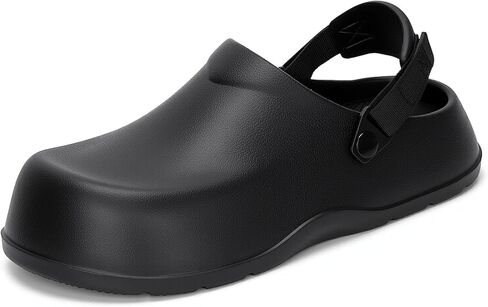 Arch Support Work Clogs Slip Resistant Recovery Shoes Closed Toe Waterproof for Chef Nurse Garden in Kuwait