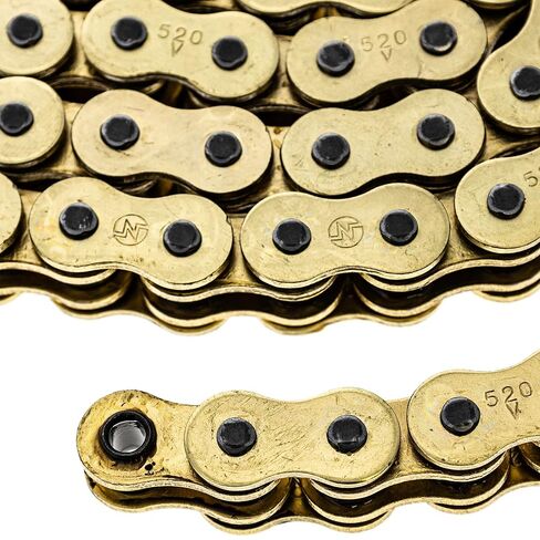 بكرة كبيرة لسلسلة قيادة الدراجات النارية NICHE 520 X-Ring مع وصلتين رئيسيتين متصلتين (10 أقدام) in Kuwait