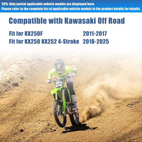 Chain and Sprocket Kit 520 Chain 114Links Front 13T Rear 50T Carburizing Steel Fit for Kawasaki KX250F 2011-2017 KX250 KX252 2018-2025 in Saudi Arabia