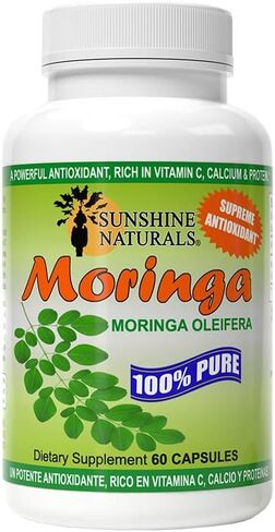 Moringa Dietary Supplement. Immune System Aid. 120 Capsules in Kuwait