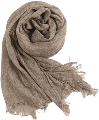 Faticinfa النساء الحجاب رايون فسكوزي وشاح الرأس بلون شال التفاف للنساء المسلمات تنفس خفيفة الوزن لينة in Kuwait