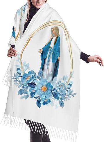 Our Lady of Guadalupe Virgin Mary Mexico scarf Soft Lightweight Scarfs Women Large Shawls Veils Warm Wraps in Saudi Arabia