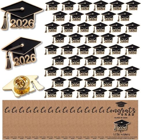 فئة من 2026 دبابيس التخرج السائبة المينا التلبيب دبابيس التخرج الهدايا التذكارية قبعة شارة دبوس حفلة التخرج تفضل الهدايا للطلاب والكليات والضيوف وإكسسوارات الديكور in Kuwait