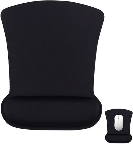 Computer Ergonomic Mouse Pad with Wrist Rest Thickened Memory Foam Computer Mousepad Anti-Skid Office Desk Mat in Saudi Arabia