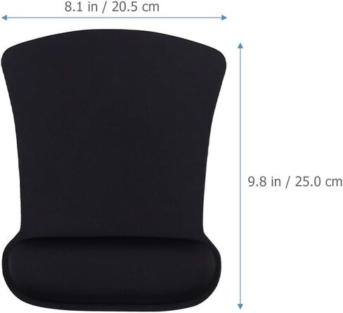 Computer Ergonomic Mouse Pad with Wrist Rest Thickened Memory Foam Computer Mousepad Anti-Skid Office Desk Mat in Saudi Arabia