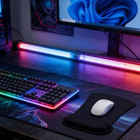 Computer Ergonomic Mouse Pad with Wrist Rest Thickened Memory Foam Computer Mousepad Anti-Skid Office Desk Mat in Saudi Arabia