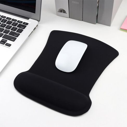 Computer Ergonomic Mouse Pad with Wrist Rest Thickened Memory Foam Computer Mousepad Anti-Skid Office Desk Mat in Saudi Arabia