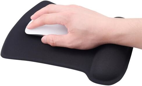Computer Ergonomic Mouse Pad with Wrist Rest Thickened Memory Foam Computer Mousepad Anti-Skid Office Desk Mat in Saudi Arabia