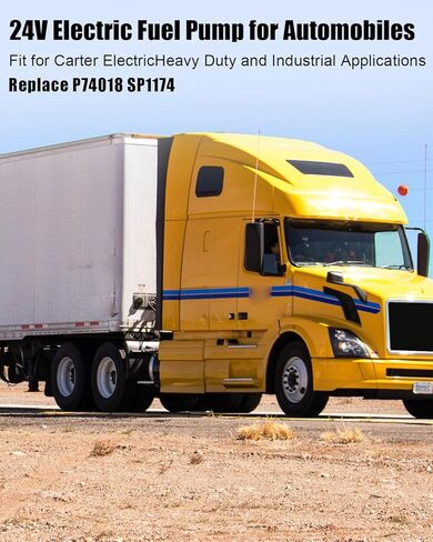 مضخة وقود كهربائية 24 فولت تناسب سيارات كارتر الكهربائية الثقيلة والتطبيقات الصناعية تحل محل P74018 SP1174 in Kuwait