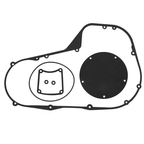 1999-2006 Twin Cam Touring Primary Cover Gasket Clutch Inspection Seal Set for Harley 1999-2006 Twin Cam Street Glide/Electra Glide FLHT/Road Glide FLTR/Road King FLHR Models, 4 PCS in Kuwait
