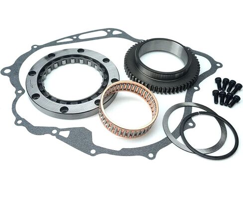 قابض بداية الأسطوانة الكبيرة لـ Yamaha V Star 1100 XVS1100 1999 ~ 2009 V Star 1100 Starter Clutch. والعتاد، طوقا، البراغي، لوحة غسالة بحلقة إحكام، وإذ تضع إبرة الأسطوانة in Kuwait