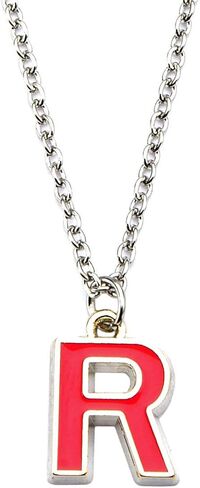 Pokemon Stainless Steel Pendant with Chain (Team Rocket "R") in Saudi Arabia