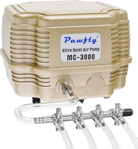 Pawfly Commercial Aquarium Air Pump Oxygen Aerator Pump Kit for Pond Water Garden Reservoirs in Kuwait
