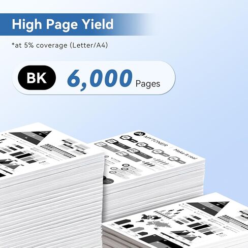 MYTONER Compatible Toner Cartridge Replacement for Brother TN920XL TN920 TN 920 XL for HL-L6210DW HL-L6210DWT HL-L5210DN HL-L5210DW HL-L5210DWT HL-L5215DW HL-L6310DW MFC-L6810D Printer, 4Pack in Kuwait