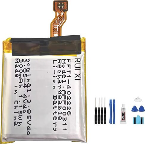 Battery compatible For Apack fossil DW11F2 Gen 5E 44mm /FFT1-402226 300mAh 3.85V APP00311 Smart watch Battery in Saudi Arabia