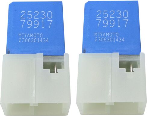 HiSport 4 Pin Car Motor Relay 25230-79917 Compatible with Chevrolet City Express & Nissan 350z 370z Altima Armada Cube Frontier Gt-R Juke & Infiniti, 2PCS in Saudi Arabia