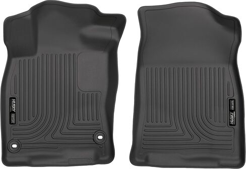 Husky Liners Weatherbeater Floor Mats | Fits 2016-2021 Honda Civic, Sedan;2016-2020 Civic, Coupe 2017-2021 Civic, Hatchback; 2019-2021 Honda Insight | Front Row, 2-pc Black - 13371 in Saudi Arabia