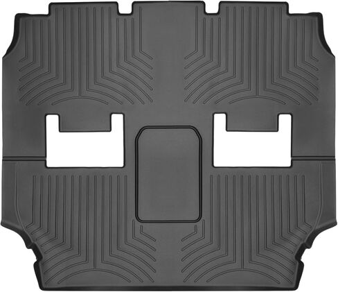 بطانات أرضية مخصصة من WeatherTech لسيارة Chrysler Pacifica، Pacifica، Pacifica - الصف الثاني/الثالث (449452)، أسود in Saudi Arabia