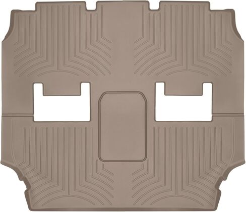 بطانات أرضية مخصصة من WeatherTech لسيارة Chrysler Pacifica، Pacifica، Pacifica - الصف الثاني/الثالث (449452)، أسود in Saudi Arabia